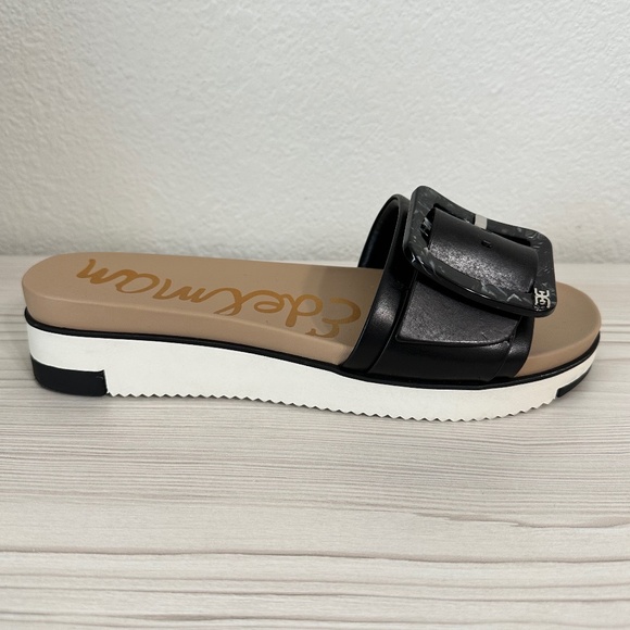 Size 8.5 Sam Edelman Ariane Black Slide Sandals - Picture 6 of 10